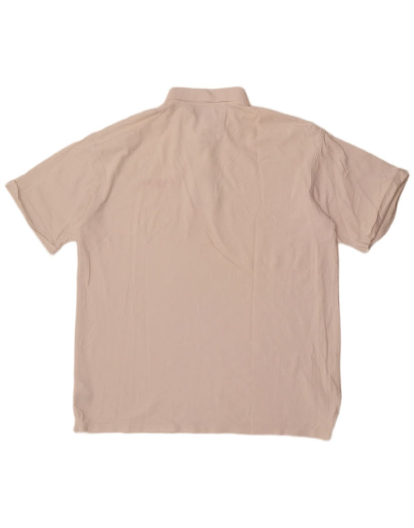 Cămașă polo Calvin Klein Jeans pentru bărbați, alb, mare
