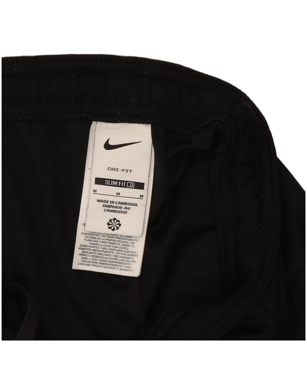 Pantaloni scurți sport Nike Dri Fit Slim Fit pentru bărbați, negru mediu, poliester