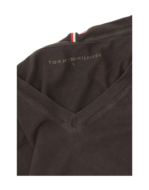 Tricou Tommy Hilfiger pentru femei Top UK 16 Large Black