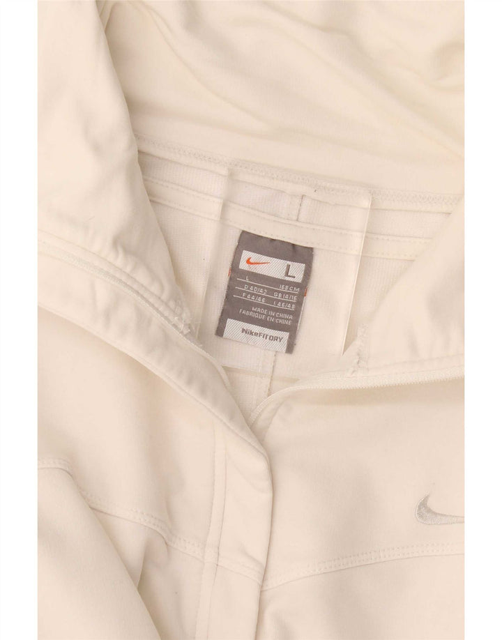 Jachetă de trening pentru femei Nike UK 14/16 Large White