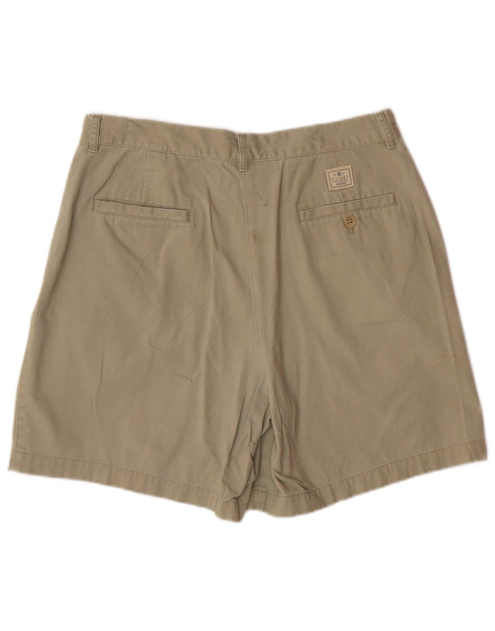 Pantaloni scurți chino RALPH LAUREN pentru femei US 10 Large W32 Khaki Bumbac