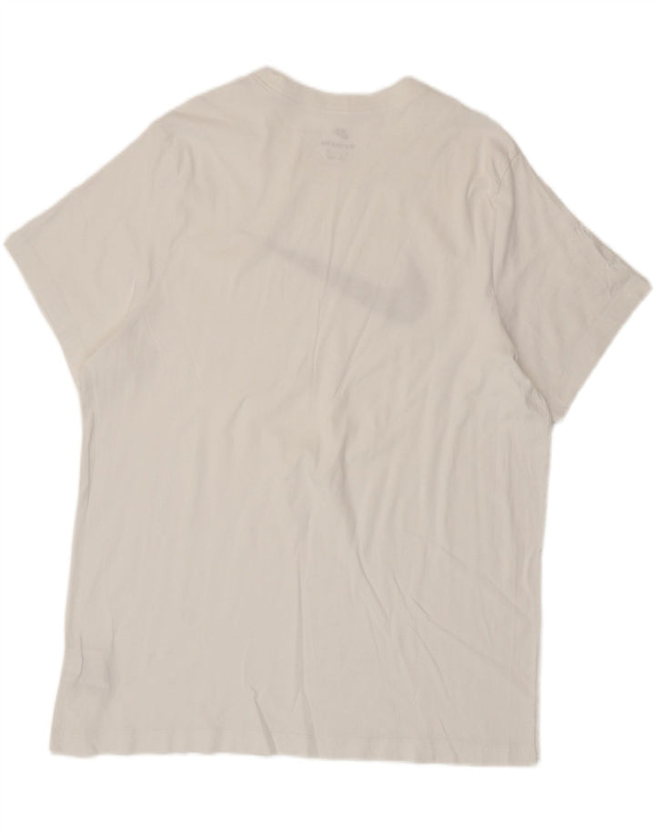 Tricou grafic pentru bărbați Nike Top 2XL Bumbac alb