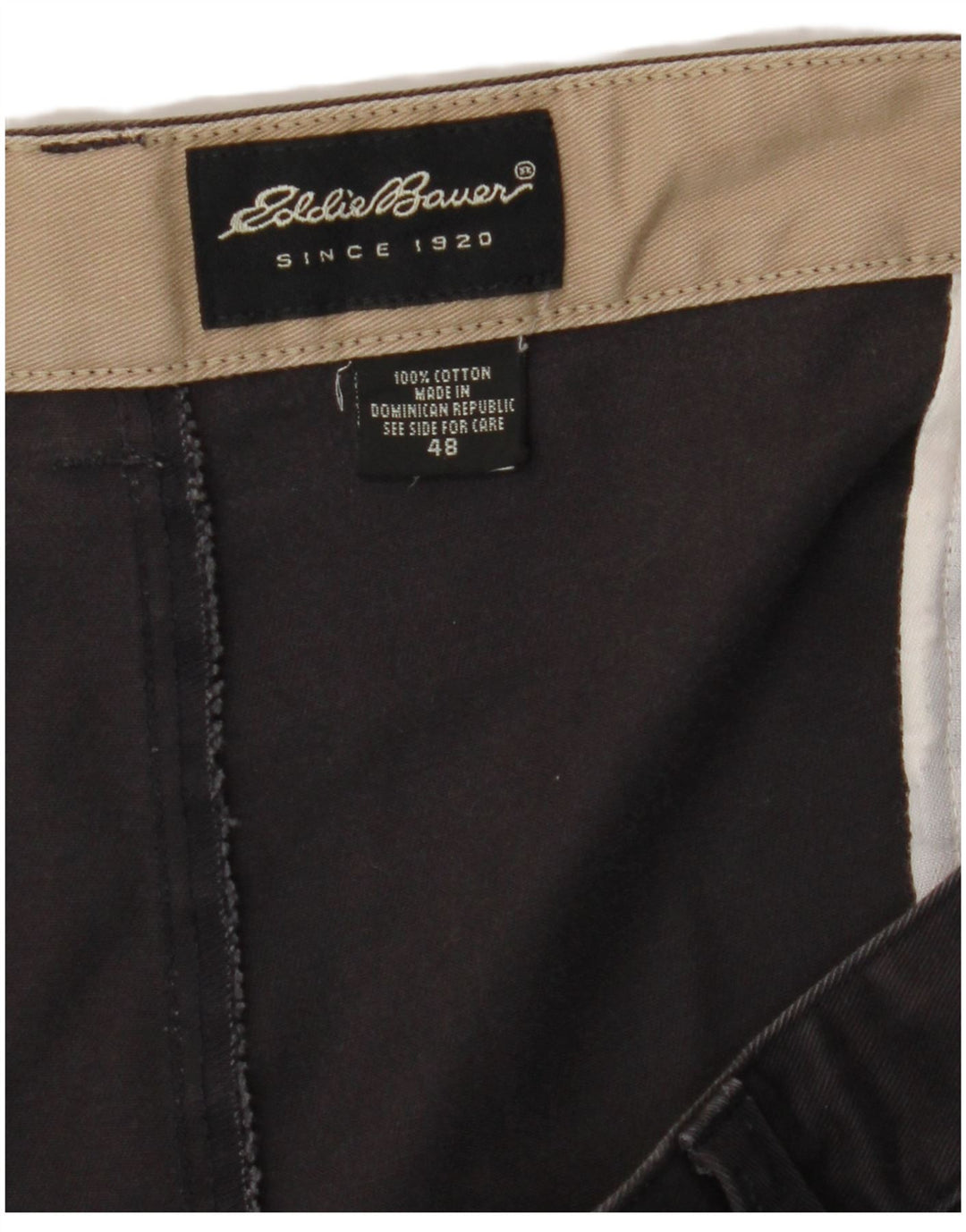 Pantaloni chino pentru bărbați EDDIE BAUER L48 L31 bumbac gri