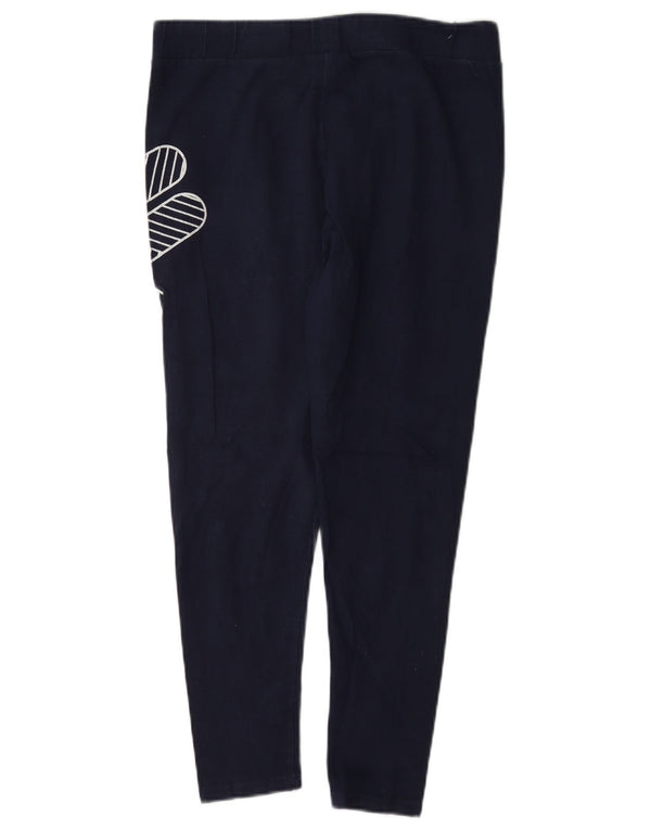 Leggings cu grafic pentru femei Fila UK 12 Medium Bleumarin Bumbac
