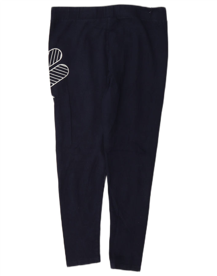 Leggings cu grafic pentru femei Fila UK 12 Medium Bleumarin Bumbac