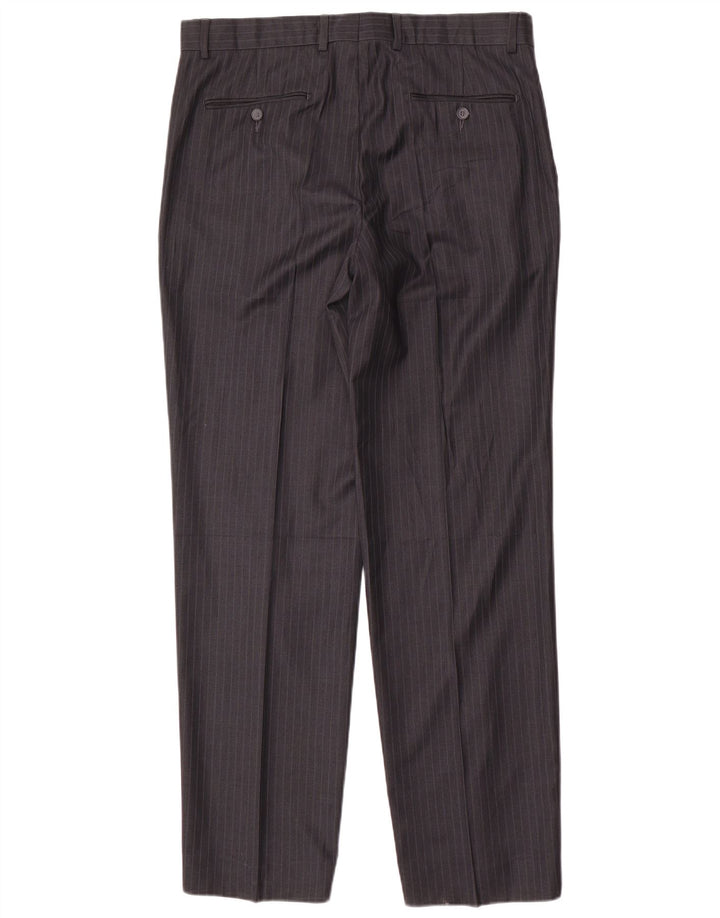 Costum pentru bărbați Giorgio Santi, 3 nasturi, 2 piese, IT 52 XL W34 L33, cu dungi negre