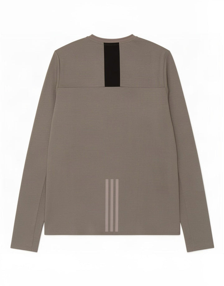 Adidas Supernova Top cu mânecă lungă pentru bărbați, gri mediu pete