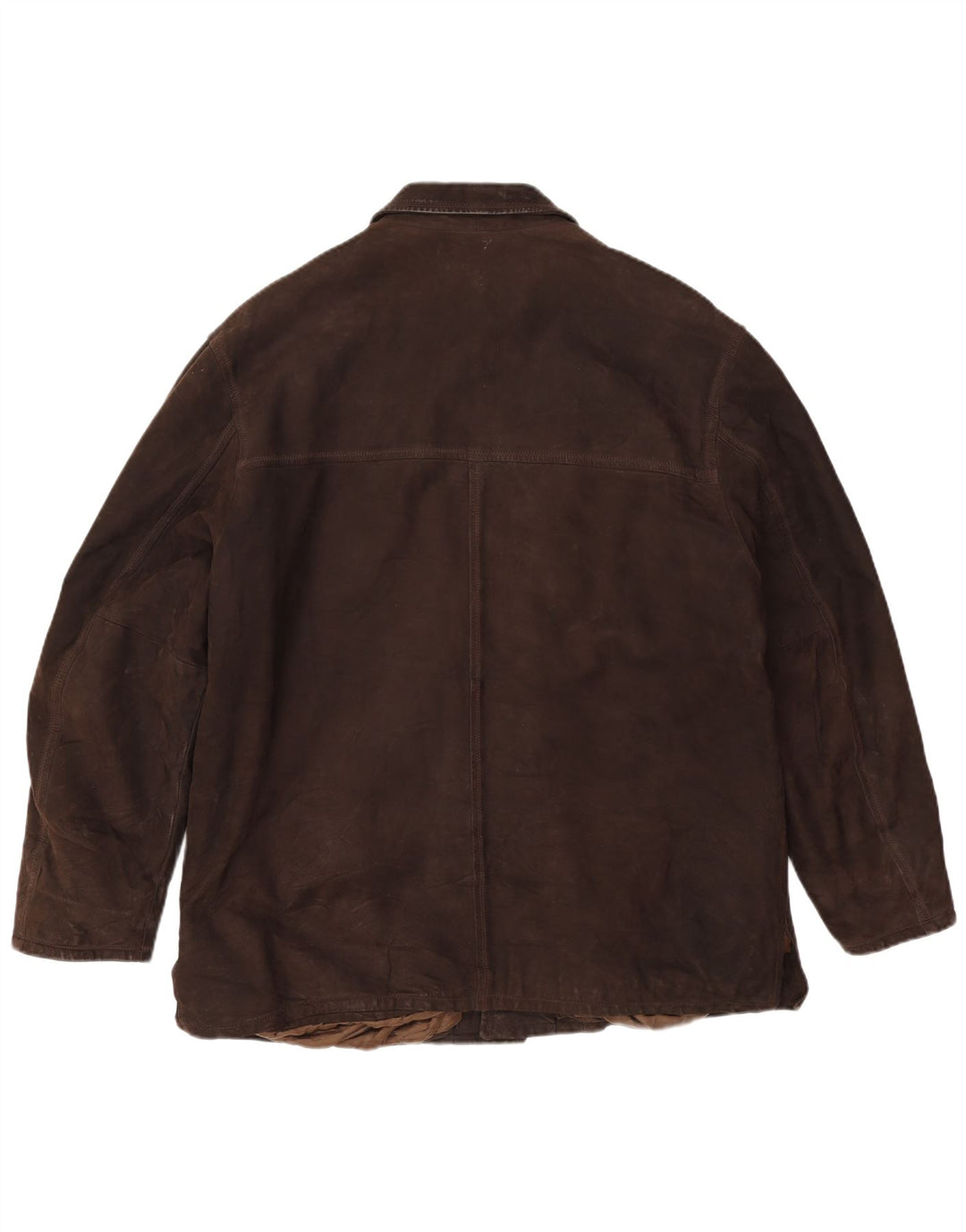 Jachetă din piele vintage pentru bărbați IT 54 2XL din piele maro