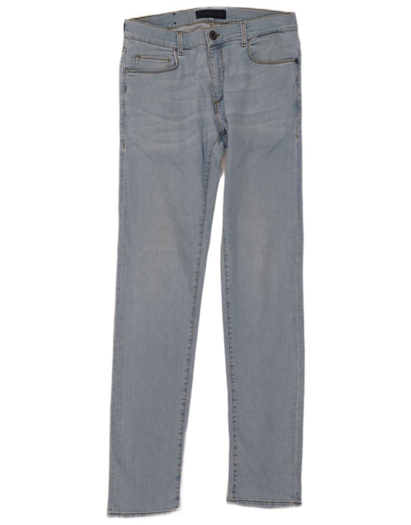 Trussardi blugi slim pentru bărbați W31 L35 bumbac albastru