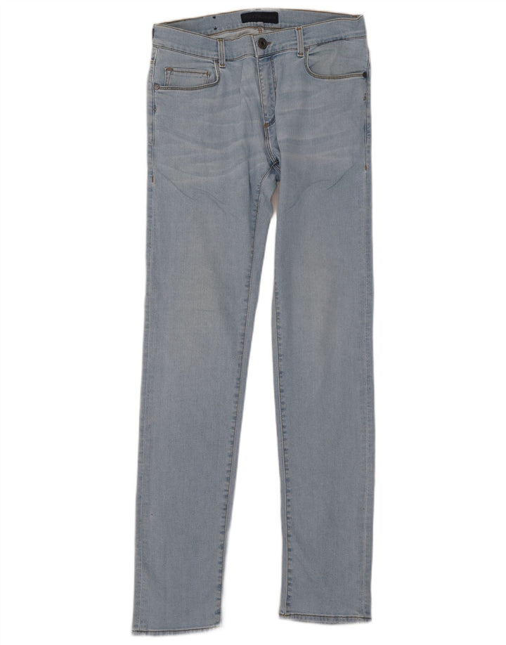 Trussardi blugi slim pentru bărbați W31 L35 bumbac albastru