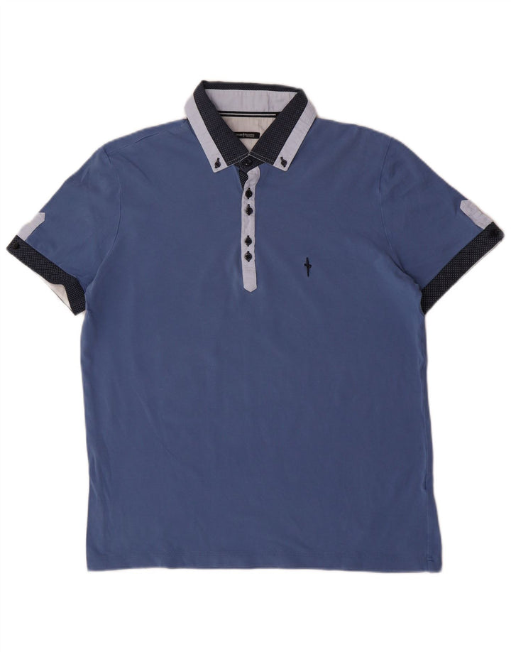 Cesare Paciotti tricou polo bărbați XL albastru