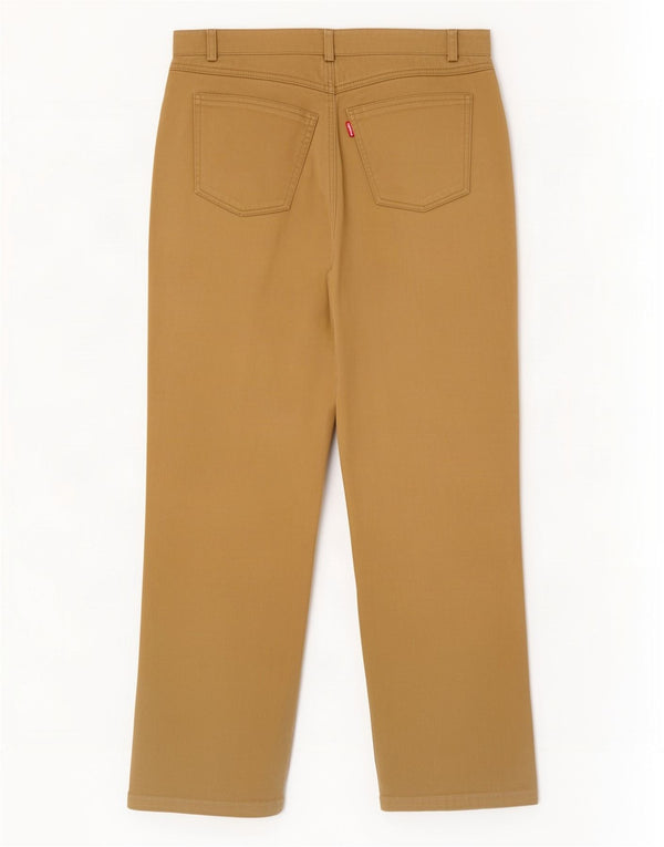 Pantaloni casual drepti pentru femei Burberry EU 40 Medium W28 L27 Maro Bumbac