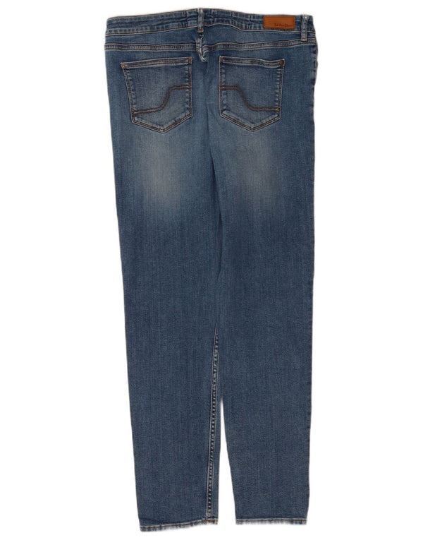 Fat Face Blugi subțiri pentru femei UK 12 Medium W32 L28 Blue Bumbac