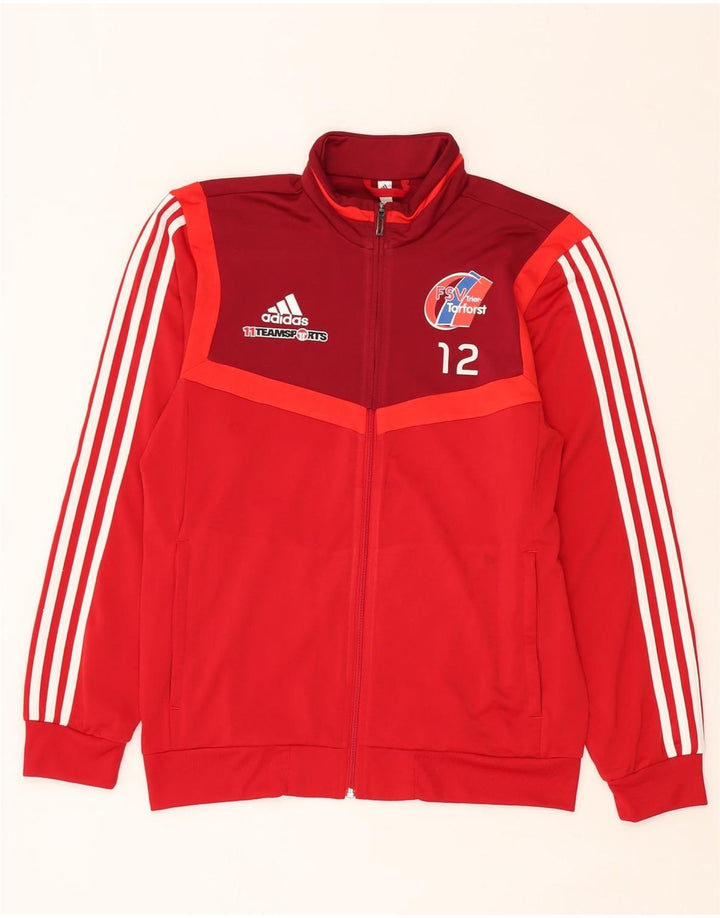 Jachetă de trening pentru bărbați Adidas FSV Trier-Tarforst Graphic, roșu mediu