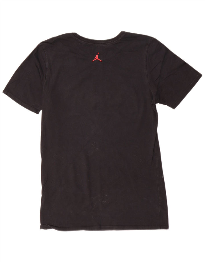 Tricou grafic Jordan pentru bărbați Top mic bumbac negru