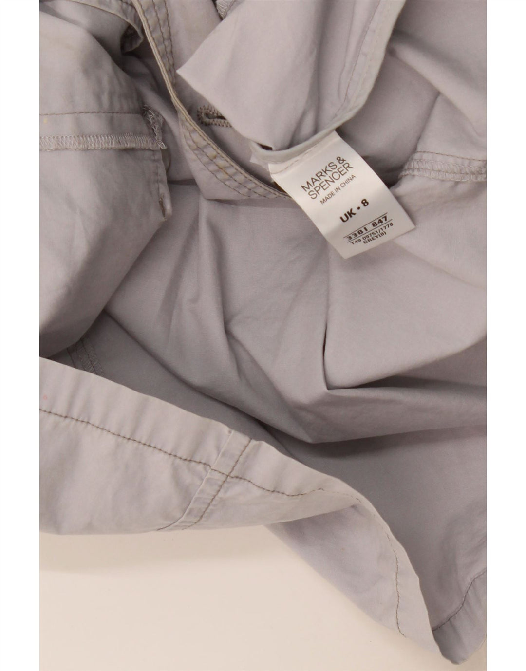 Jachetă pentru femei Marks & Spencer cu mâneci 3/4 dublu, UK 8, gri mic