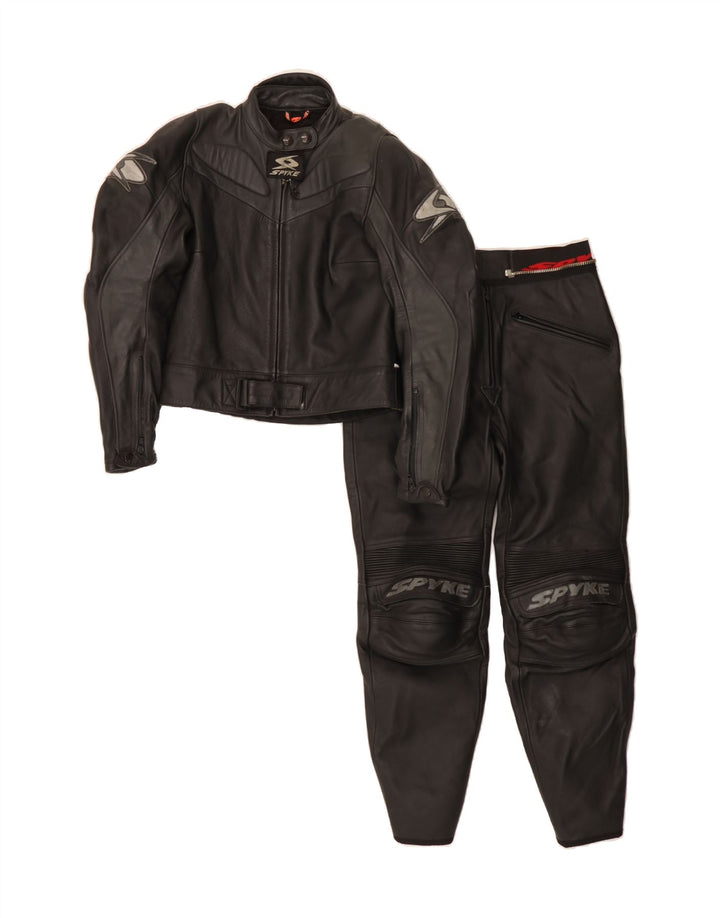SPYKE Womens Motorcycle Graphic 2 Piece Set IT 44 Medium  Black Leather Vintage Spyke and Second-Hand Spyke from Messina Hembry 