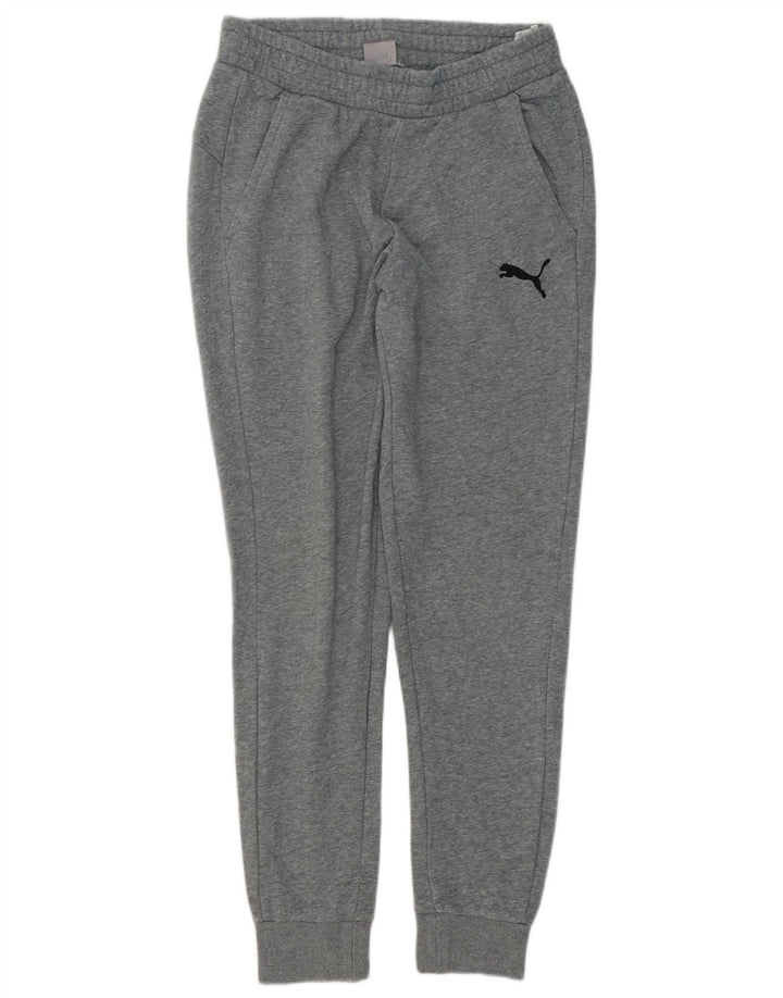 Pantaloni de trening Puma pentru bărbați Joggeri din bumbac gri mediu