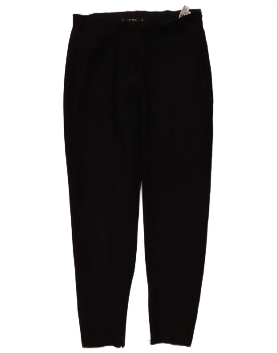 Pantaloni casual slim pentru femei Zara L32 L26 Poliester negru
