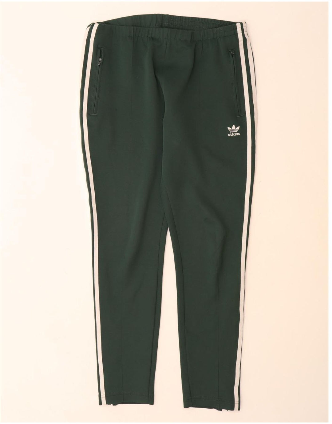 Pantaloni de trening ADIDAS pentru femei UK 12 Medium Green