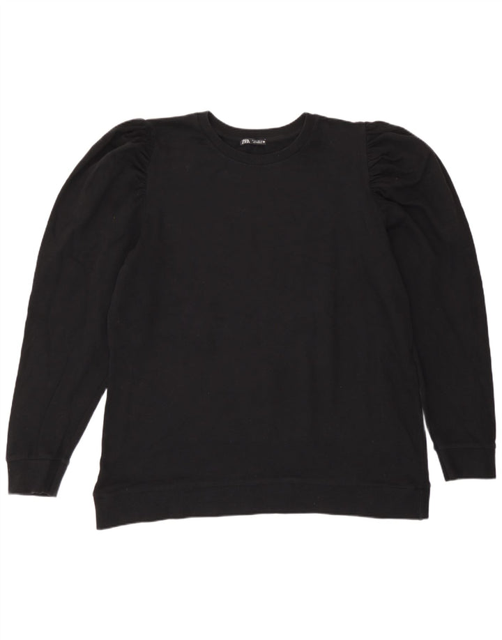 Pulover pentru femei Zara UK 16 Large Negru