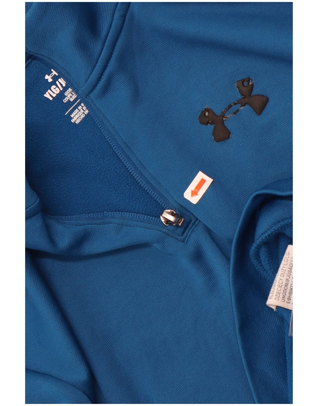 Pulover pentru băieți Under Armour Loose Fit 11-12 ani mare albastru