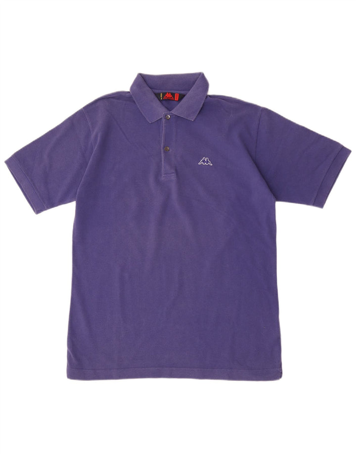 Cămașă polo pentru bărbați Kappa, bumbac violet mediu