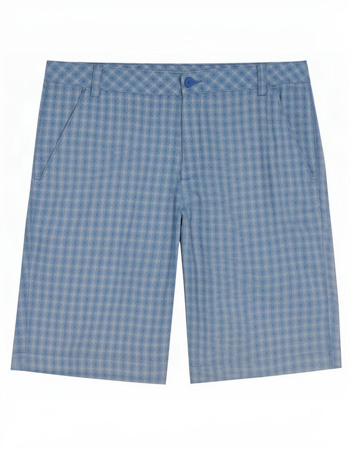Pantaloni scurți chino pentru bărbați Puma Large W36 Blue Check