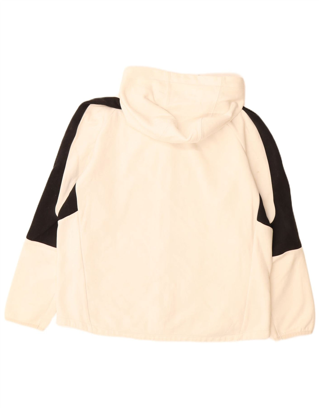 Pulover cu capota cu fermoar PUMA pentru bărbați, XL, bumbac color bloc alb