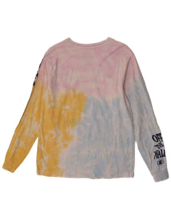 Vans tricot cu mânecă lungă cu grafică pentru femei UK 14 Medium Multicolor Tie Dye