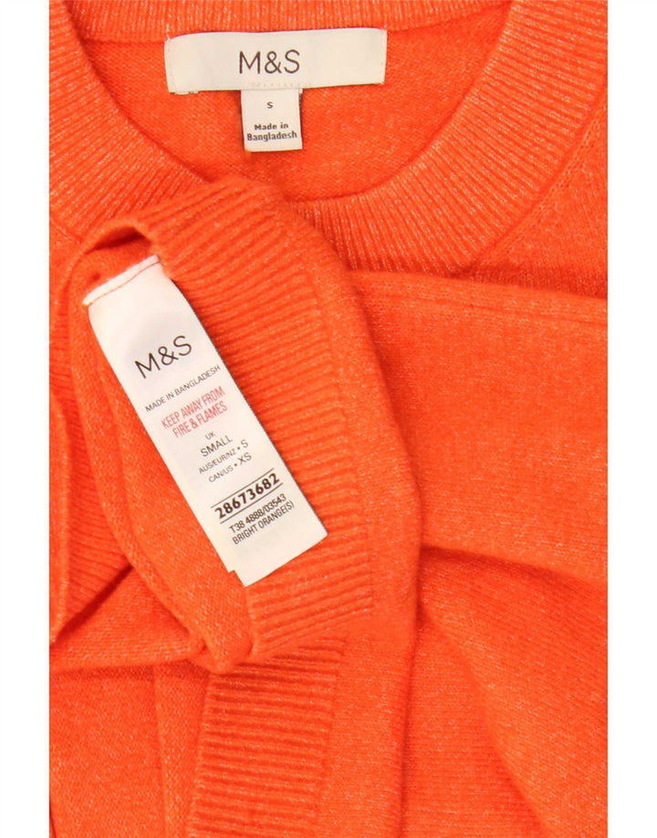 Tricou supradimensionat pentru femei Marks & Spencer Top UK 10 Poliester portocaliu mic