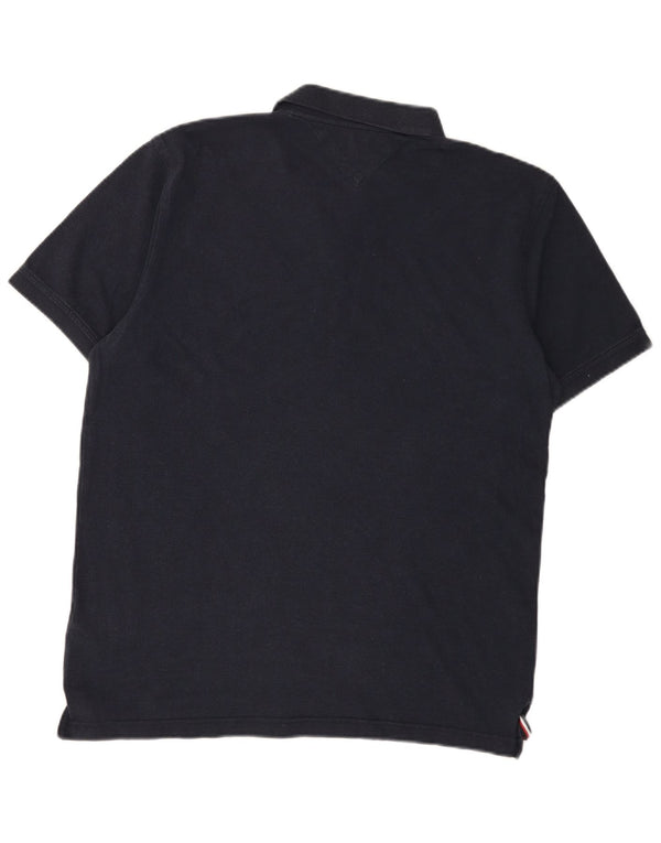 Cămașă polo TOMMY HILFIGER pentru bărbați, 2XL, bumbac bleumarin