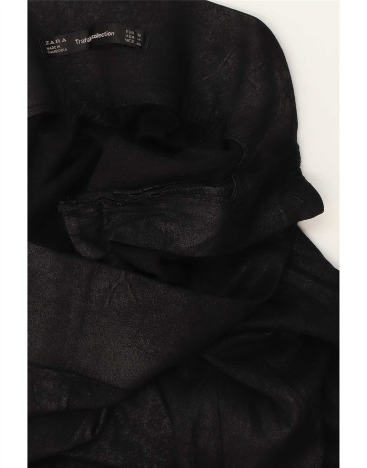 Leggings Trafaluc pentru femei Zara UK 12 Medium Black