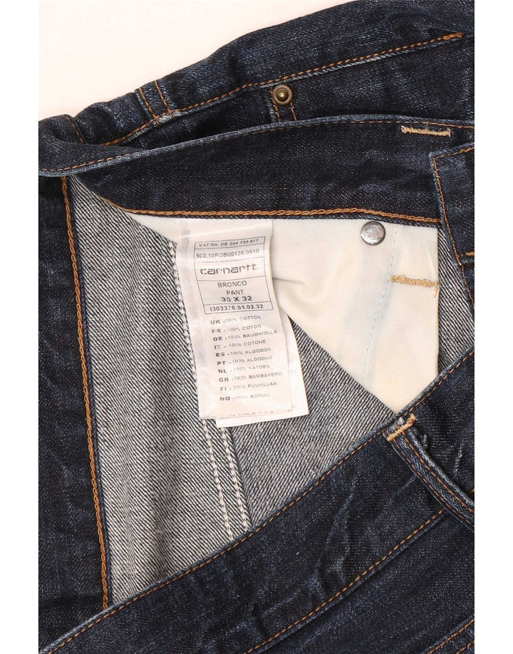 Blugi Carhartt Slim pentru bărbați W30 L28 Bumbac albastru
