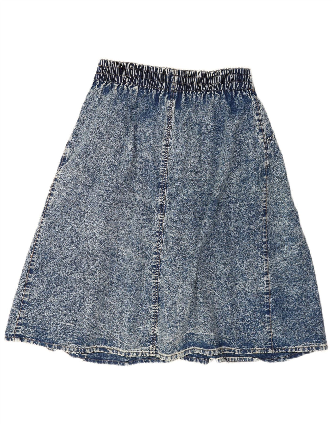 Fusta de blugi vintage pentru femei W32 Large Blue