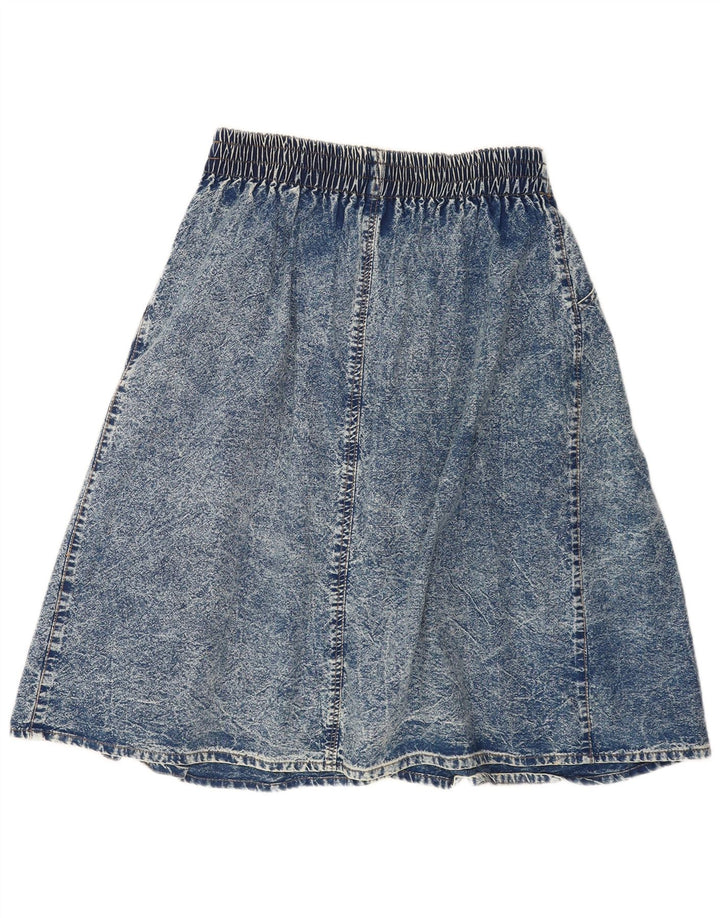 Fusta de blugi vintage pentru femei W32 Large Blue