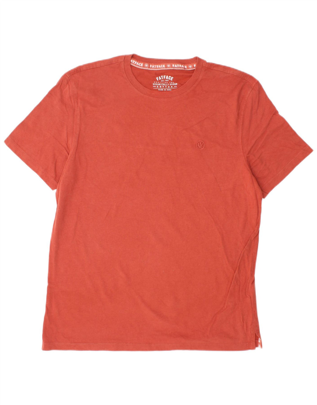 FAT FACE Tricou pentru bărbați Top mare bumbac portocaliu