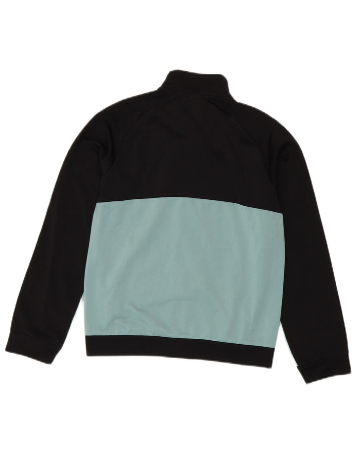Jachetă de trening Puma pentru băieți 11-12 ani, mediu negru, color block