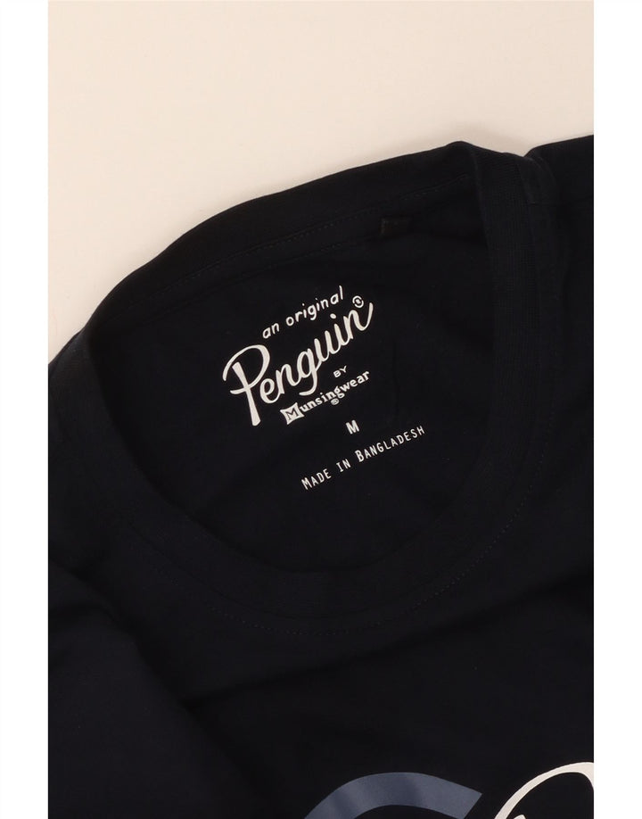 Tricou grafic pentru bărbați Penguin Top Mediu Bleumarin