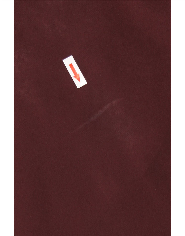 Top cu tunică cu mânecă lungă pentru femei Zara UK 14 Burgundy mediu