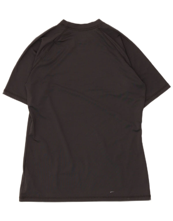 Tricou grafic Nike Dri Fit pentru femei Top UK 12 Poliester mediu negru