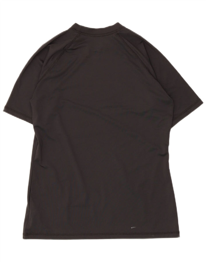 Tricou grafic Nike Dri Fit pentru femei Top UK 12 Poliester mediu negru