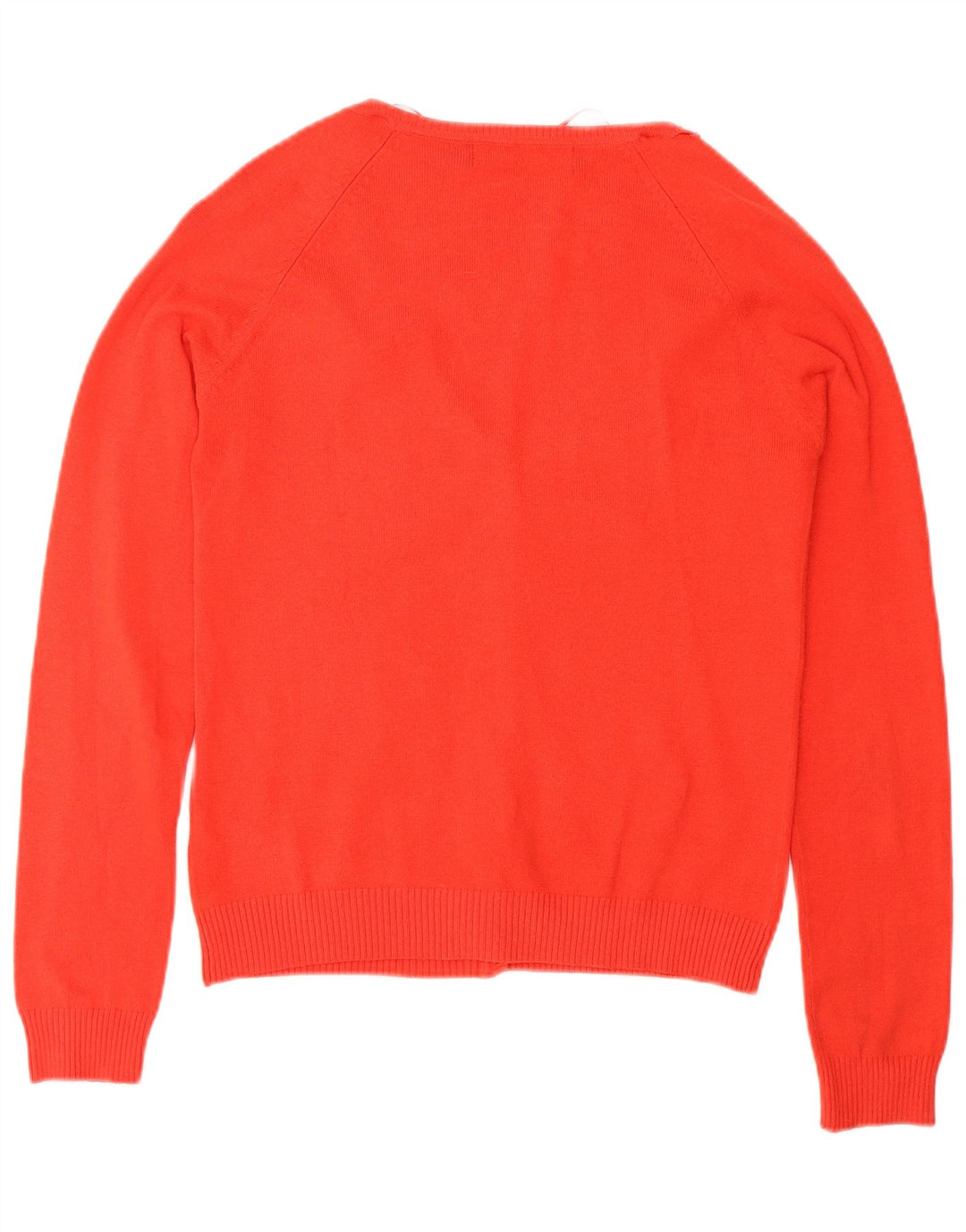 Pulover cardigan pentru femei Zara UK 12, bumbac roșu mediu