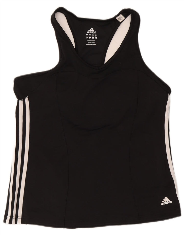 Vest Vest Top Femei Adidas UK 22 3XL Negru Poliester
