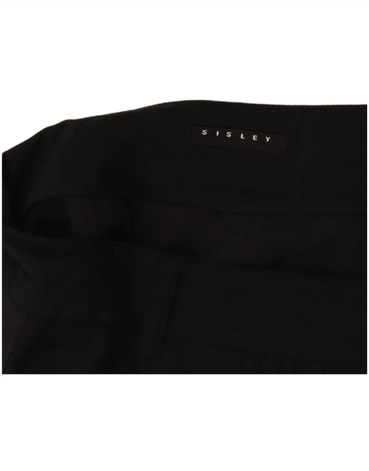 Fusta dreaptă pentru femei Sisley W30 Medium Black