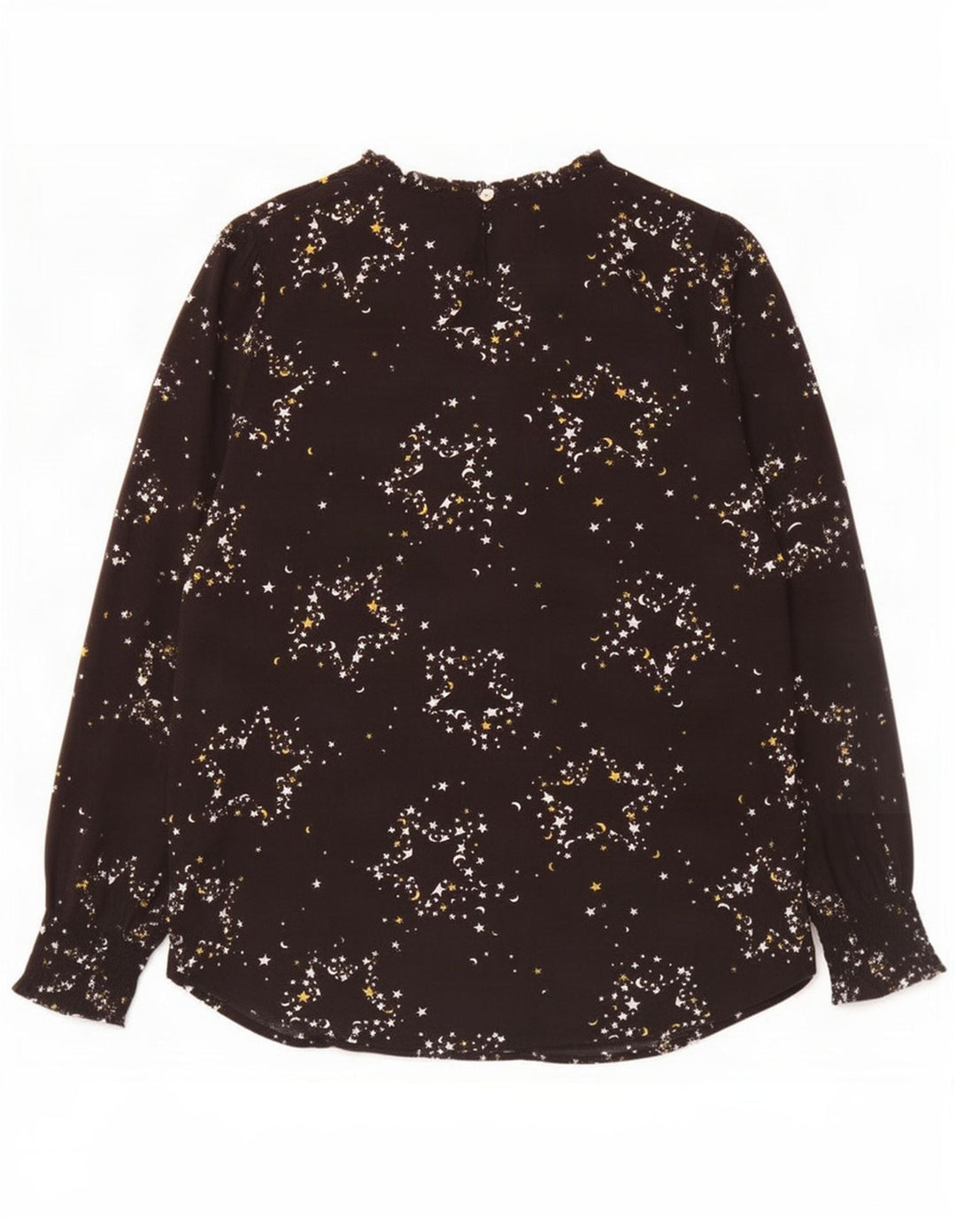 Bluză pentru femei Marks & Spencer, cu model abstract, UK 14, mare, negru