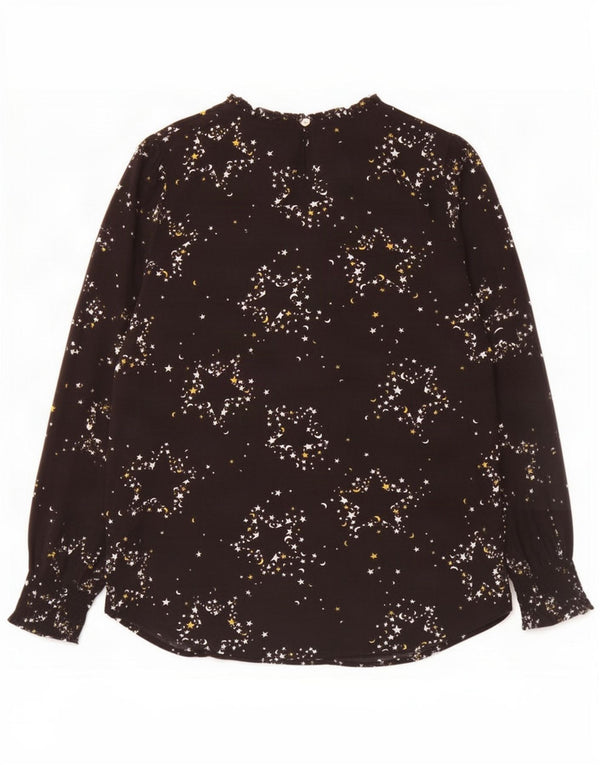 Bluză pentru femei Marks & Spencer, cu model abstract, UK 14, mare, negru