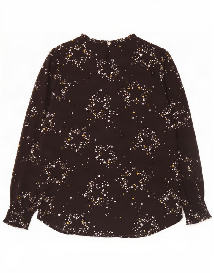 Bluză pentru femei Marks & Spencer, cu model abstract, UK 14, mare, negru