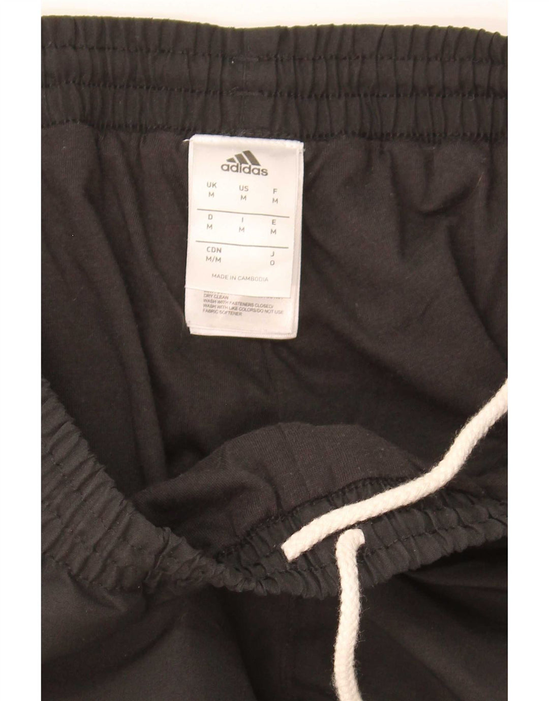 Pantaloni de trening Adidas pentru bărbați Joggeri poliester mediu negru