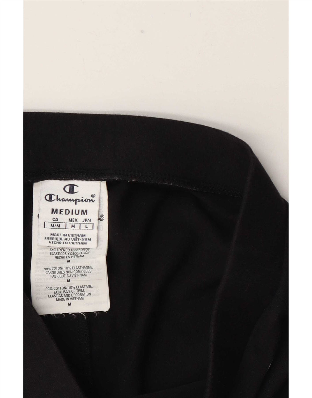 Pantaloni scurți sport Champion pentru femei UK 14 Medium Black Bumbac